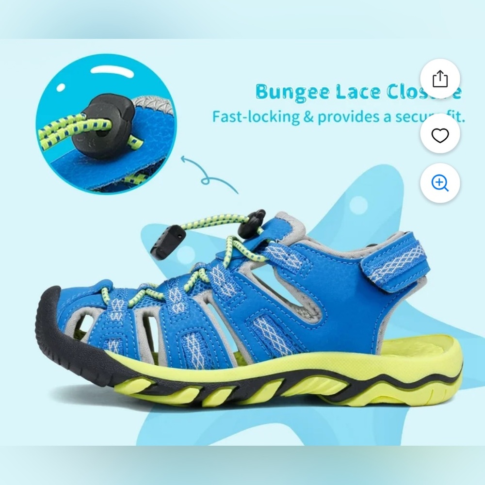 Dream Pairs Kids Summer Athletic Outdoor Sports Sandals Toddler Boy 6 - Picture 7 of 11
